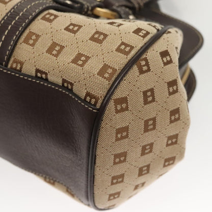 Bally Brown Canvas Handbag