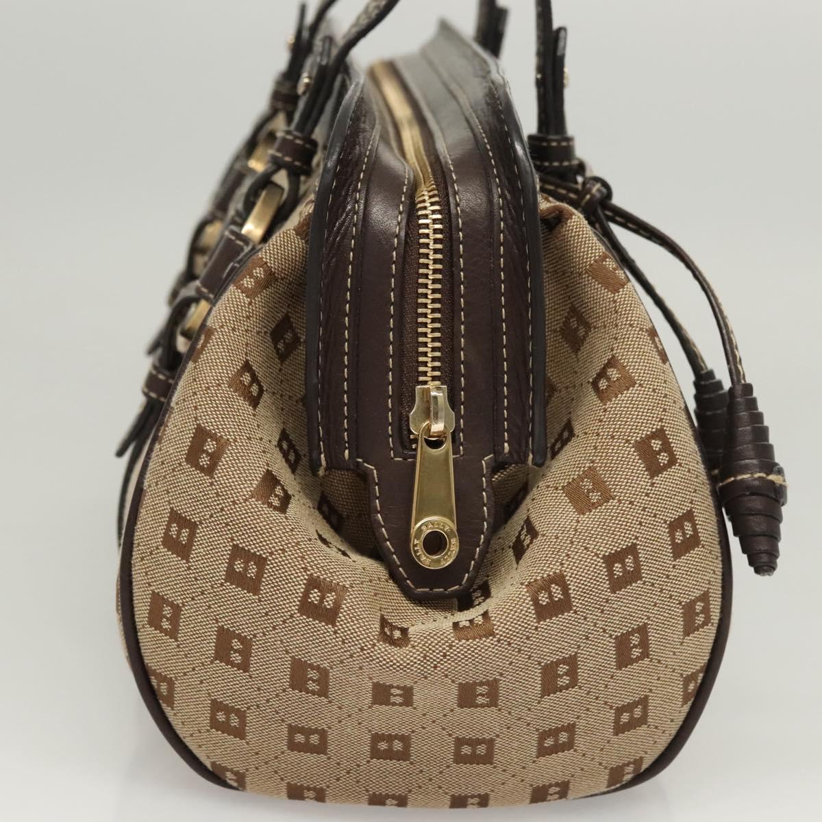 Bally Brown Canvas Handbag