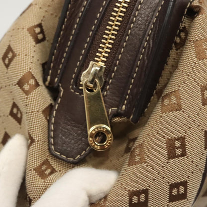 Bally Brown Canvas Handbag