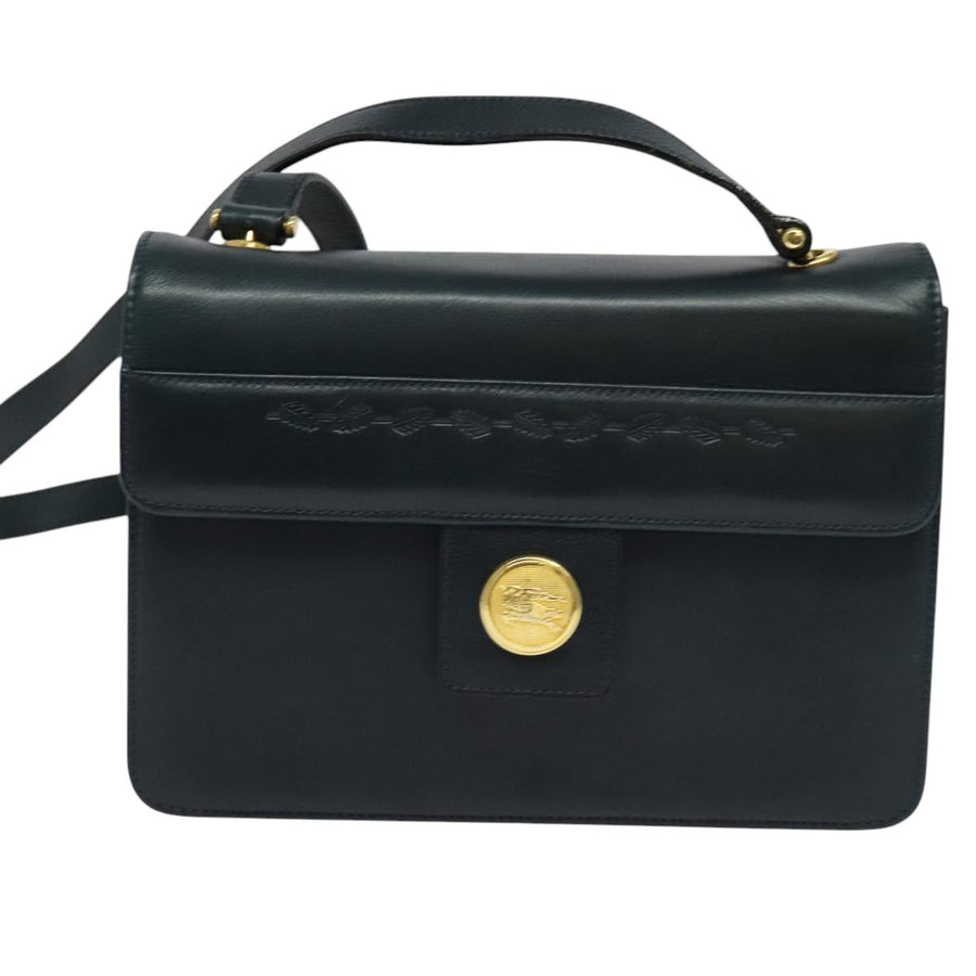 Burberry Blue Leather Gg Supreme