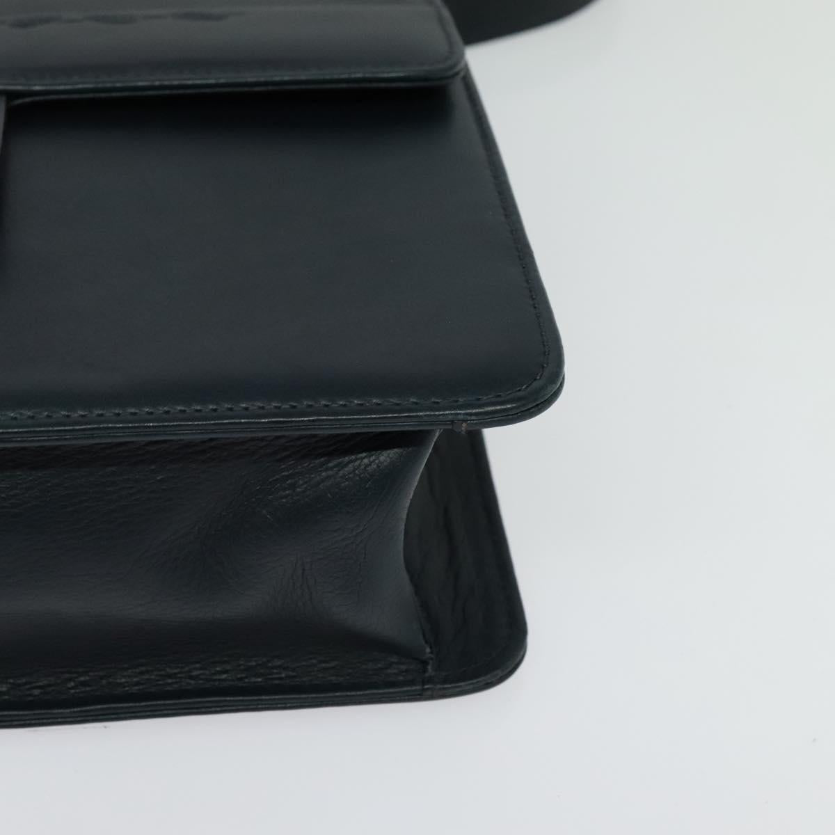 Burberry Blue Leather Gg Supreme