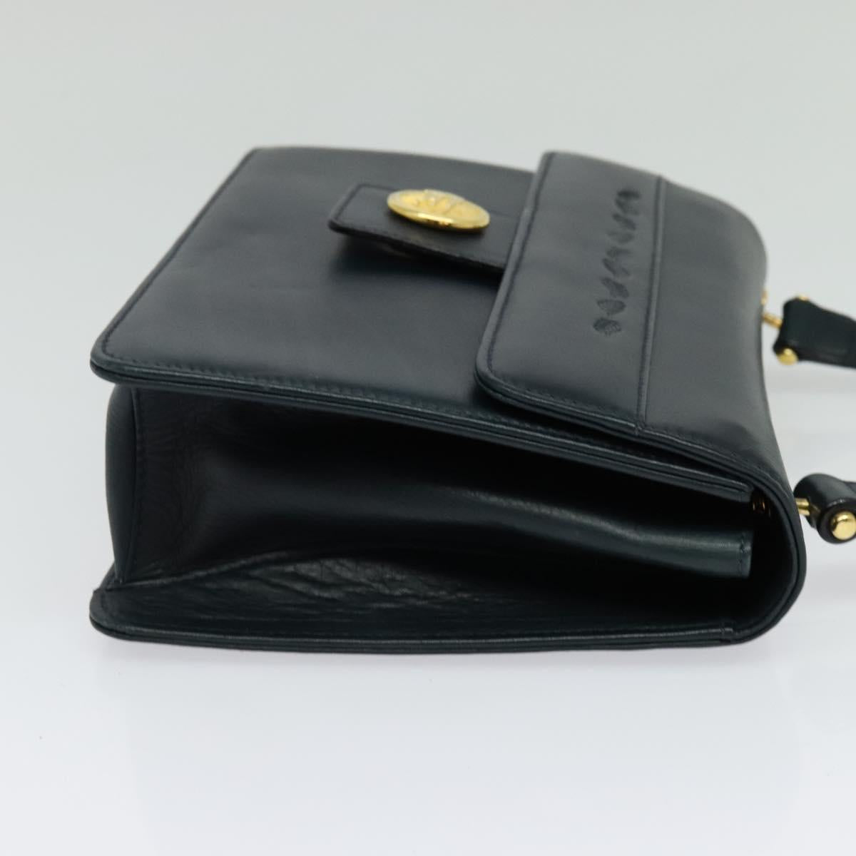 Burberry Blue Leather Gg Supreme