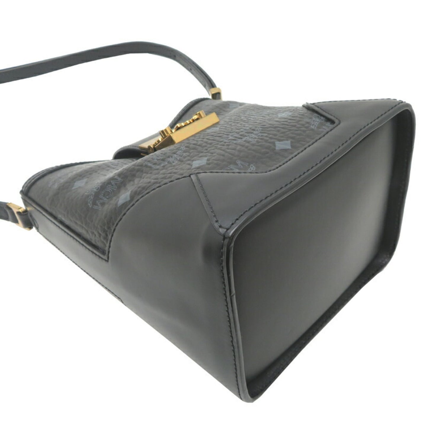 Mcm Black Leather -