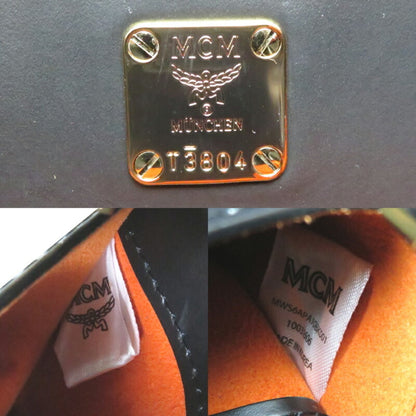 Mcm Black Leather -