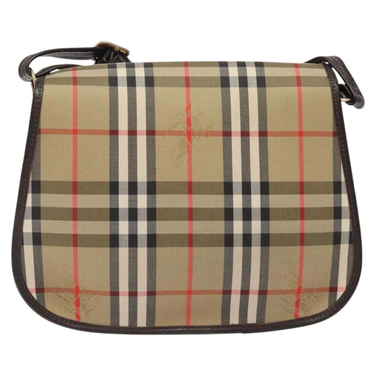 Burberry Brown Canvas Nova Check