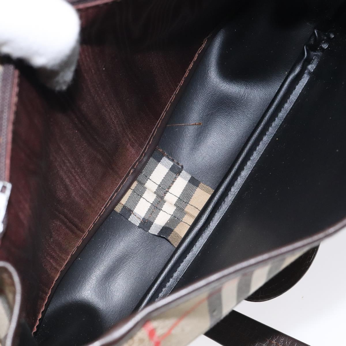 Burberry Brown Canvas Nova Check