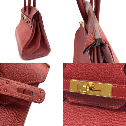Hermès Red Leather Birkin 30