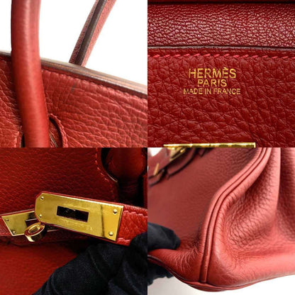 Hermès Red Leather Birkin 30