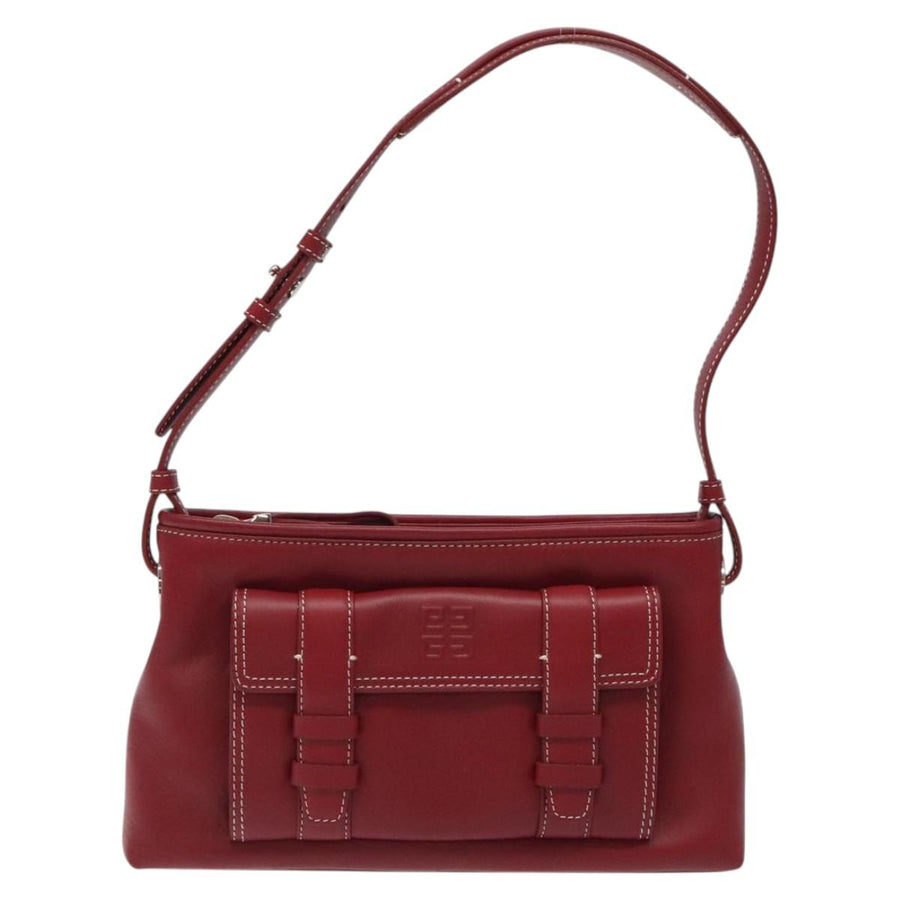 Givenchy Red Leather Shoulder