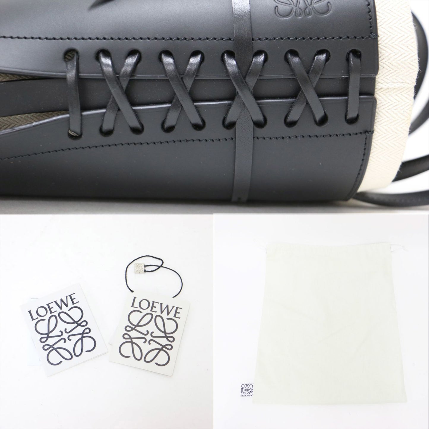 Loewe Black Leather Ikebana