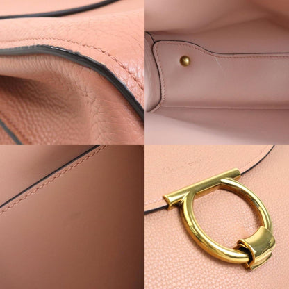 Salvatore Ferragamo Pink Leather Genie