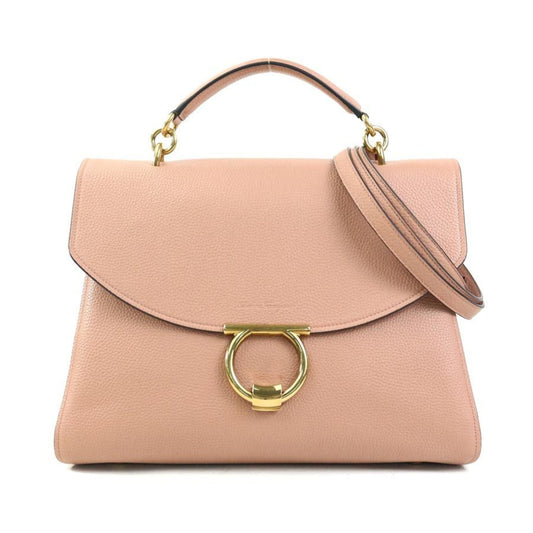 Salvatore Ferragamo Pink Leather Genie