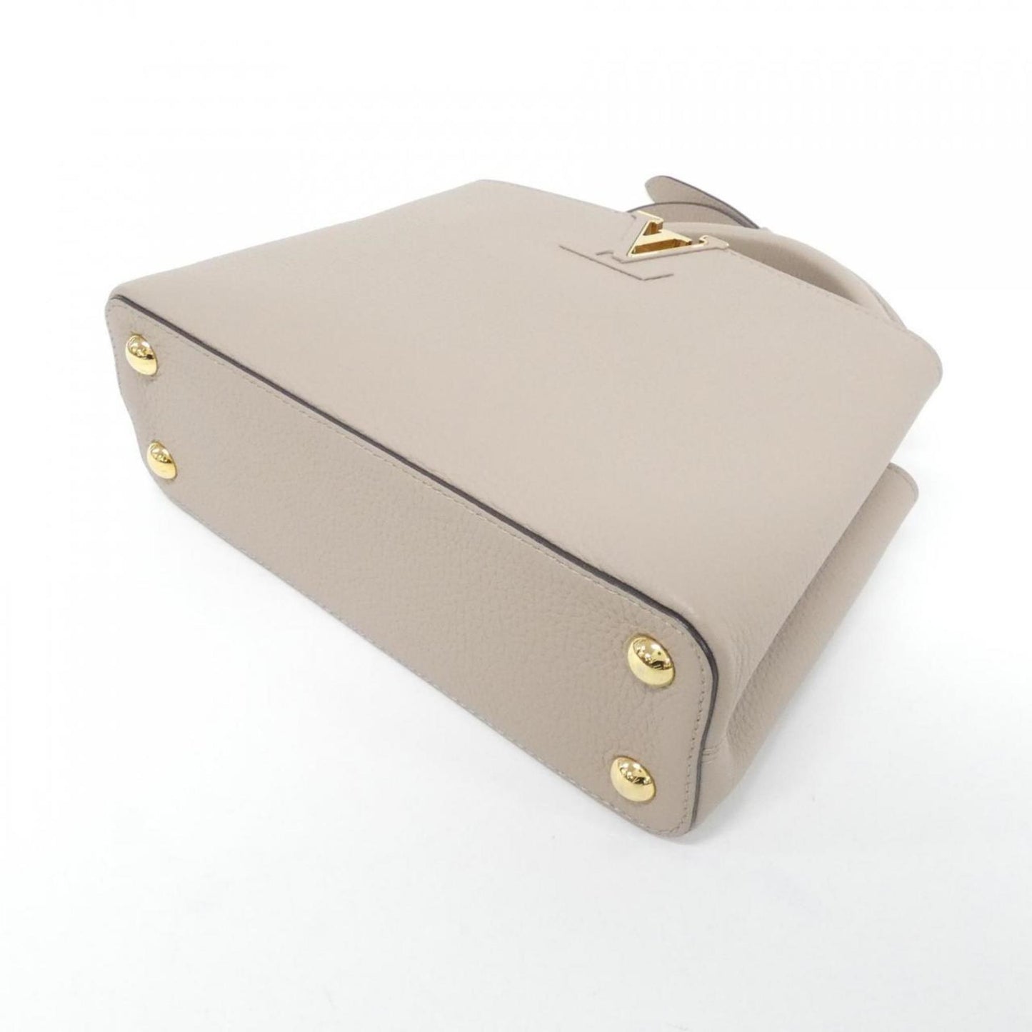 Louis Vuitton Gray Leather Capucines