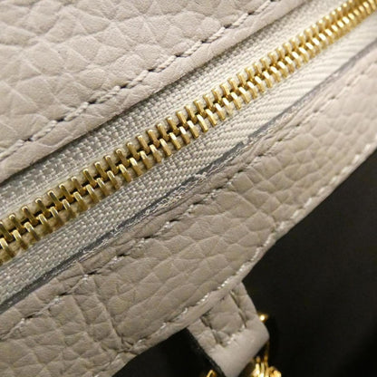 Louis Vuitton Gray Leather Capucines