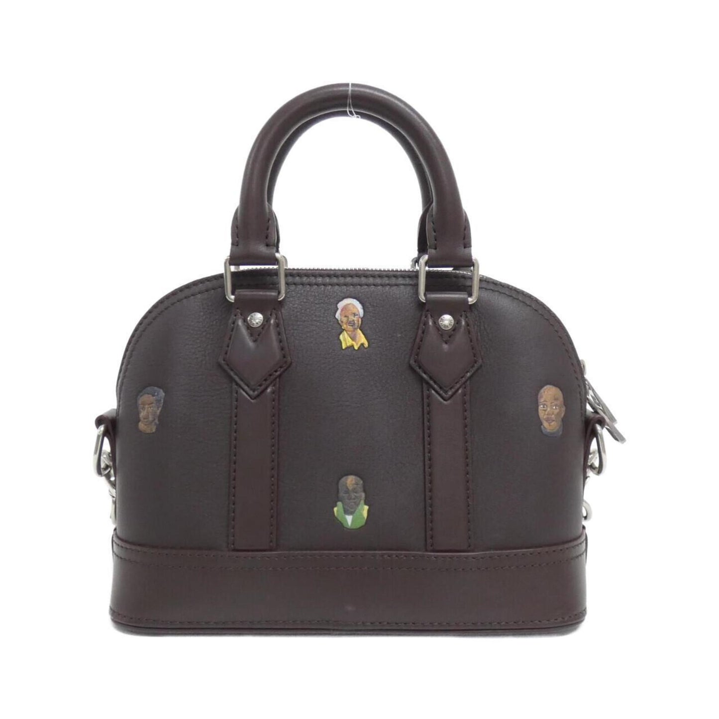 Louis Vuitton Brown Leather Alma