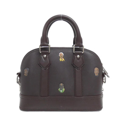 Louis Vuitton Brown Leather Alma