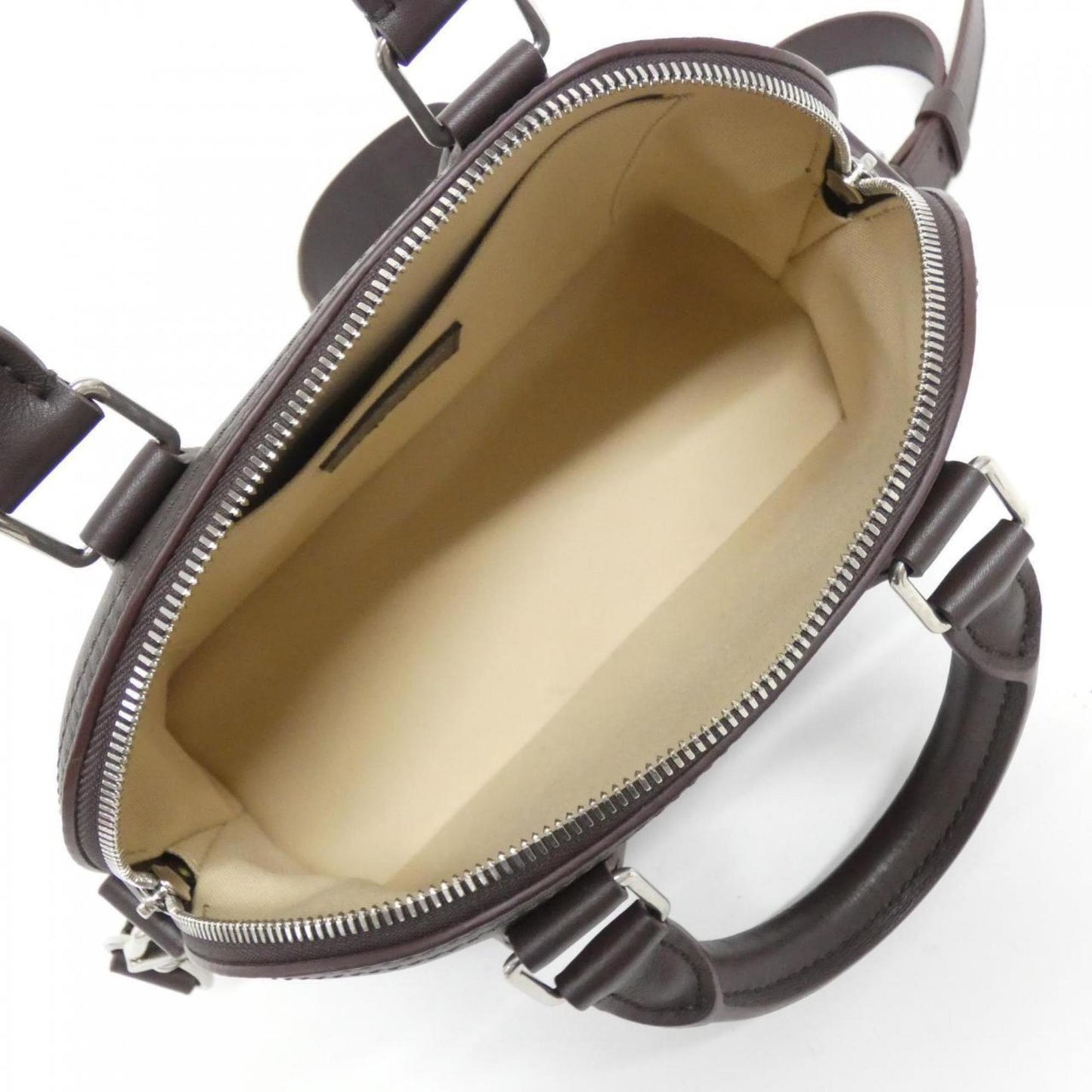 Louis Vuitton Brown Leather Alma