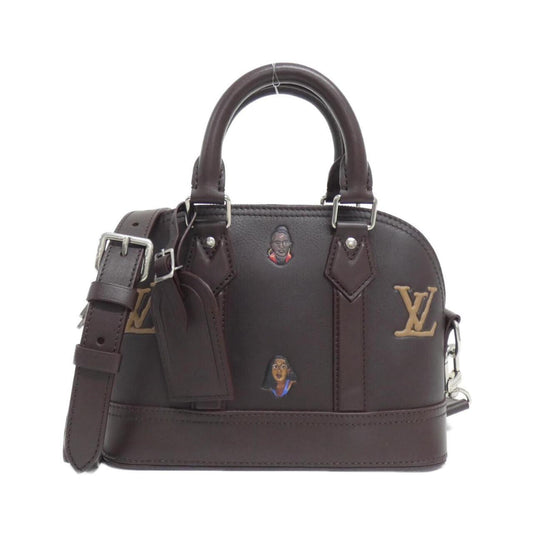 Louis Vuitton Brown Leather Alma