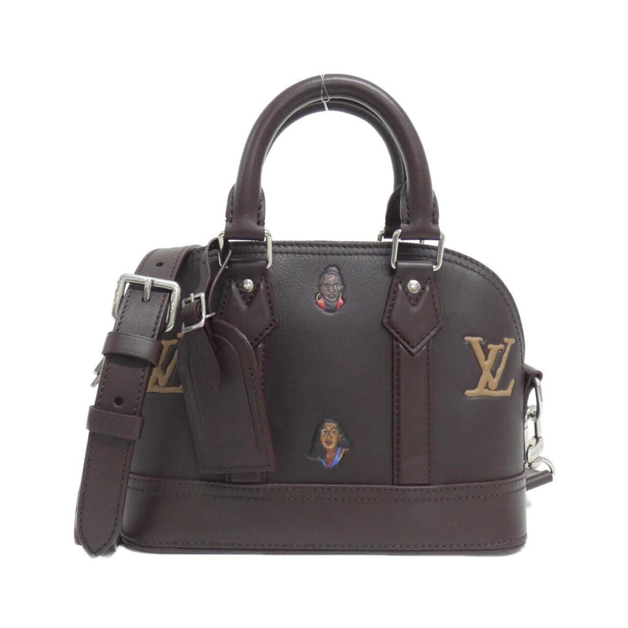 Louis Vuitton Brown Leather Alma
