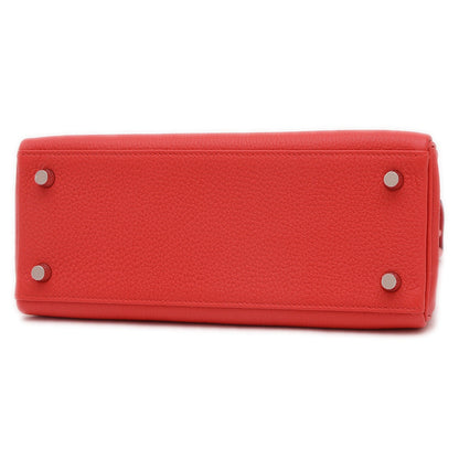 Hermès Red Leather Kelly 25