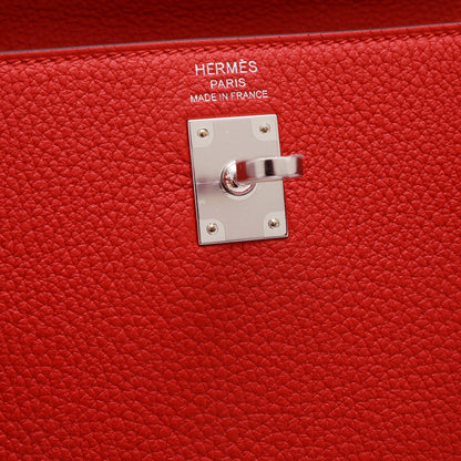 Hermès Red Leather Kelly 25