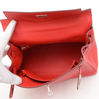 Hermès Red Leather Kelly 25
