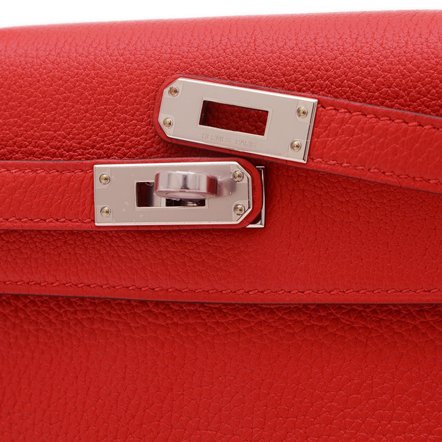 Hermès Red Leather Kelly 25