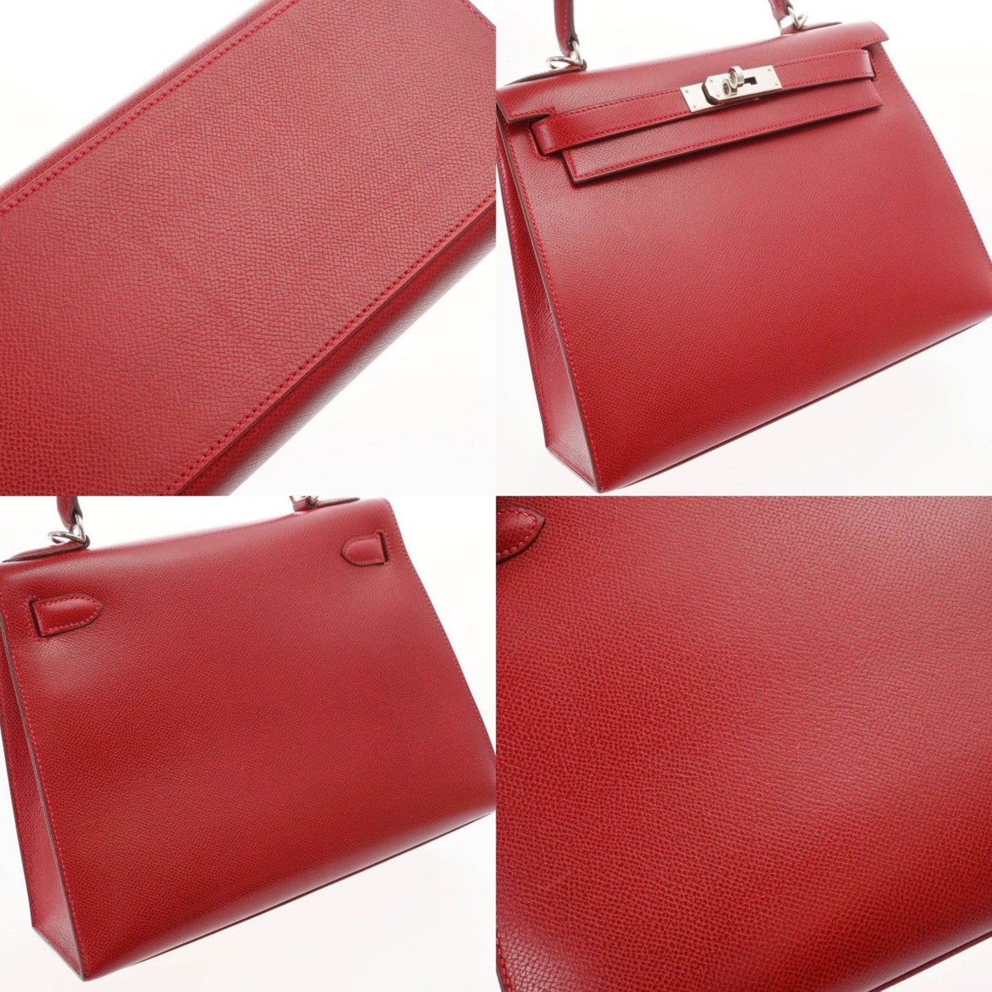 Hermès Red Leather Kelly 28