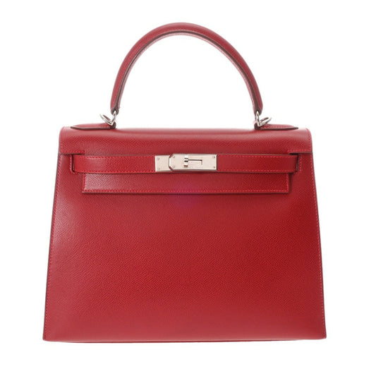 Hermès Red Leather Kelly 28