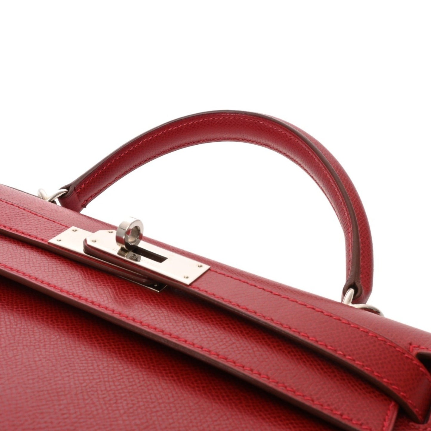 Hermès Red Leather Kelly 28