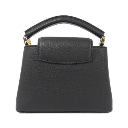 Louis Vuitton Black Leather Capucines Mini