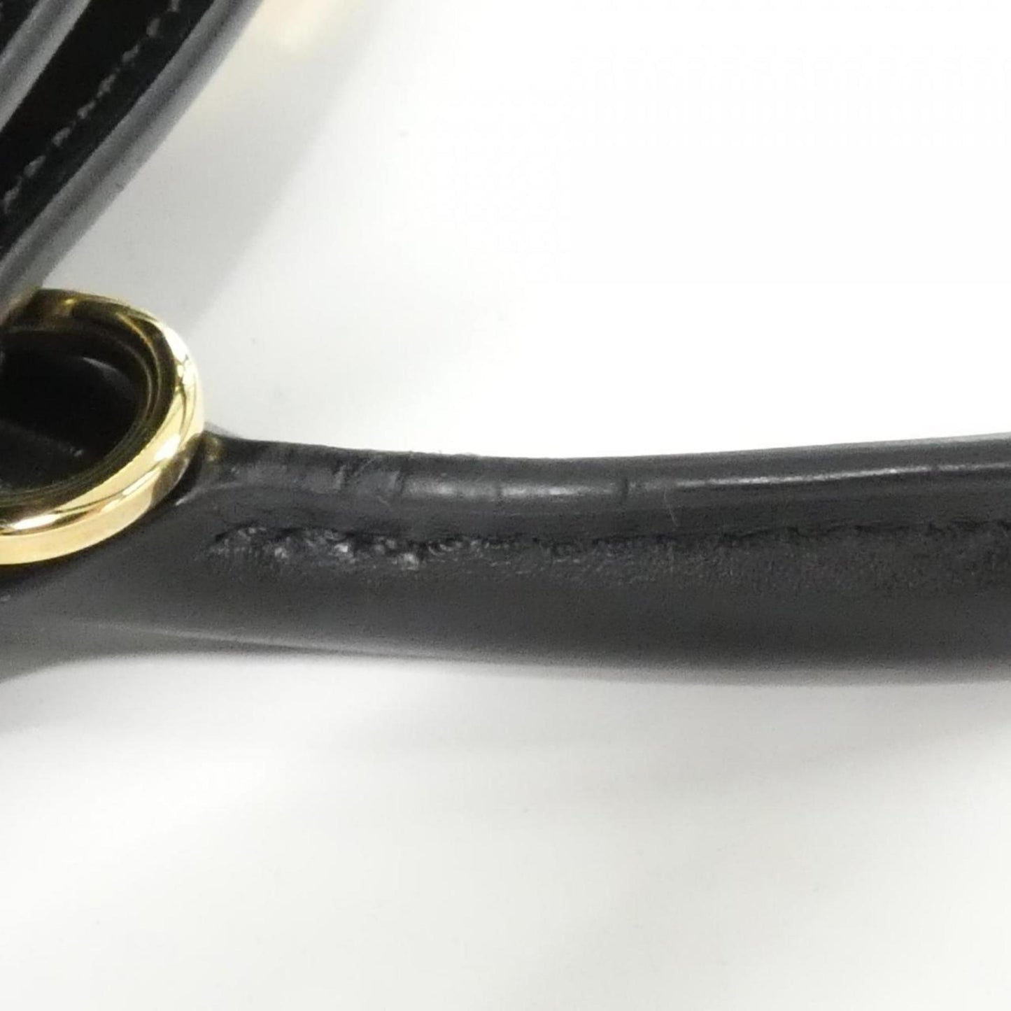 Louis Vuitton Black Leather Steamer