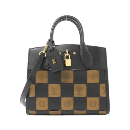 Louis Vuitton Black Leather Steamer