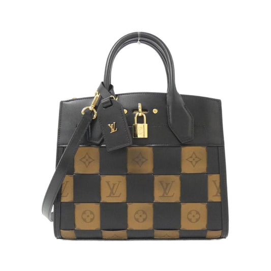 Louis Vuitton Black Leather Steamer