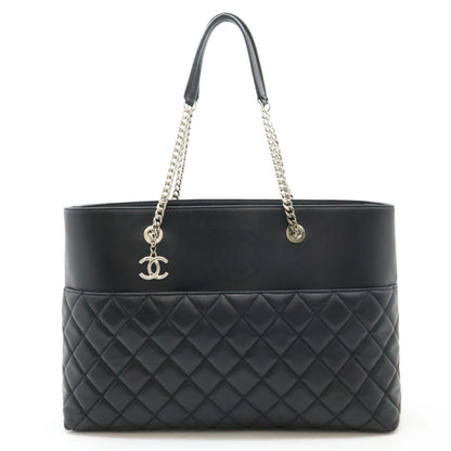 Chanel Black Leather Coco Mark