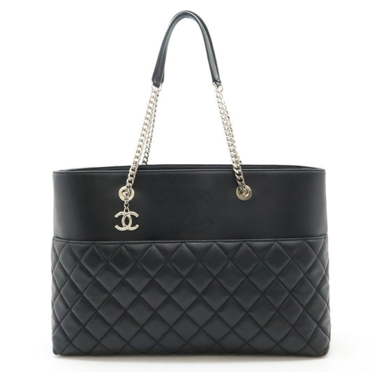 Chanel Black Leather Coco Mark