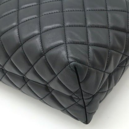 Chanel Black Leather Coco Mark