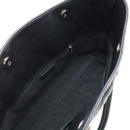 Chanel Black Leather Coco Mark