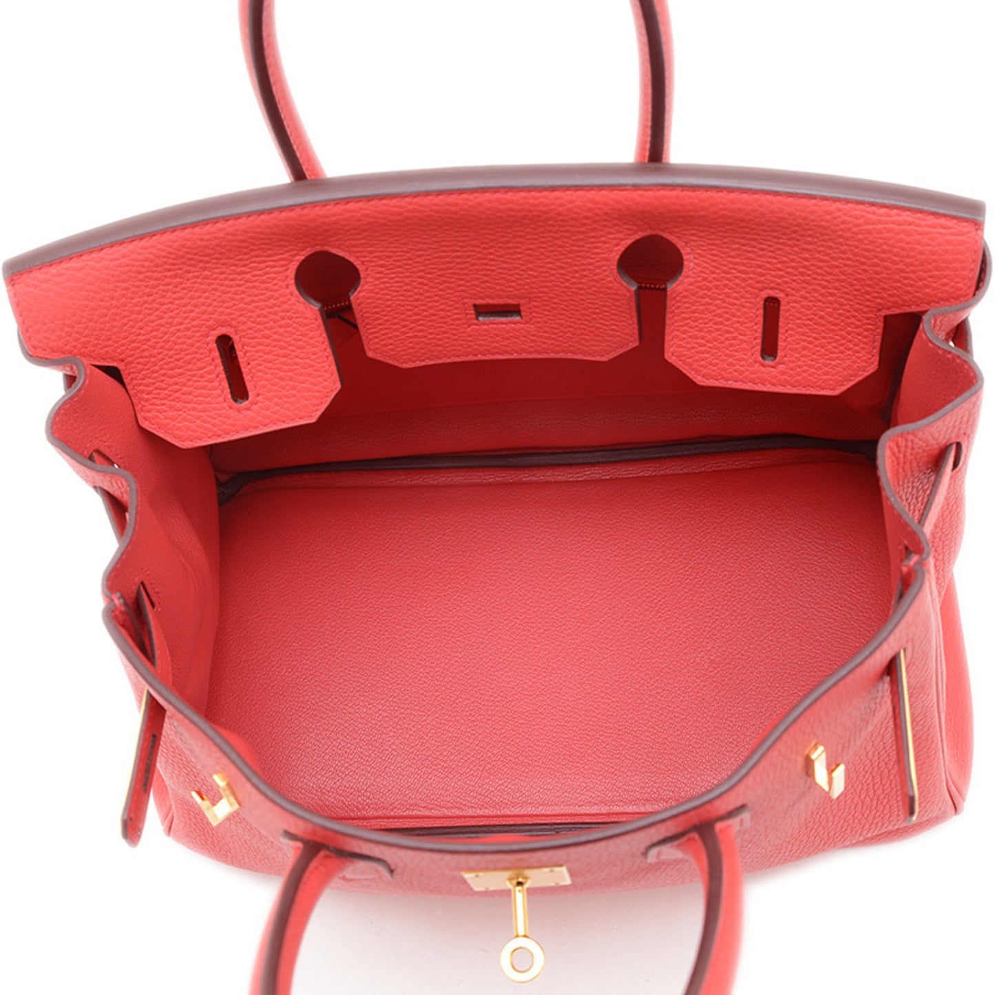 Hermès Red Leather Birkin 30