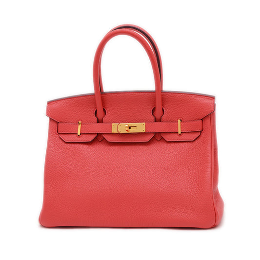 Hermès Red Leather Birkin 30