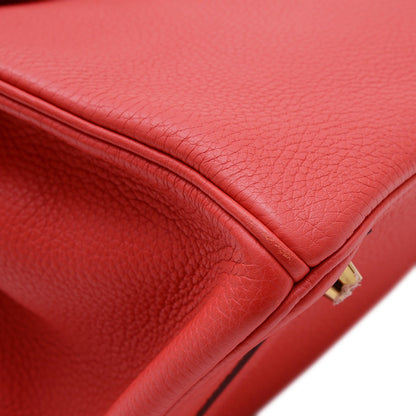 Hermès Red Leather Birkin 30