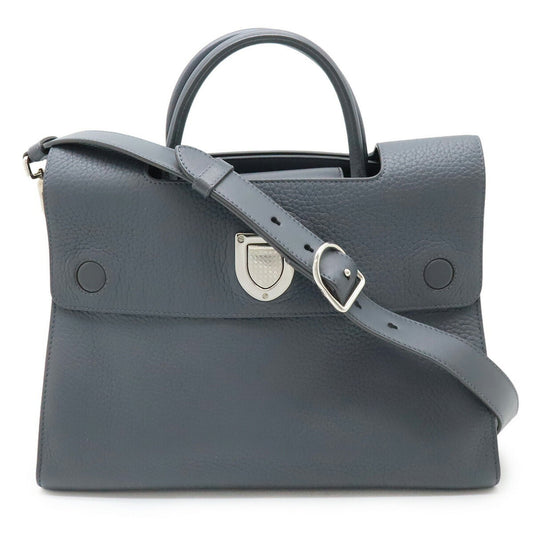 Dior Gray Leather Diorever