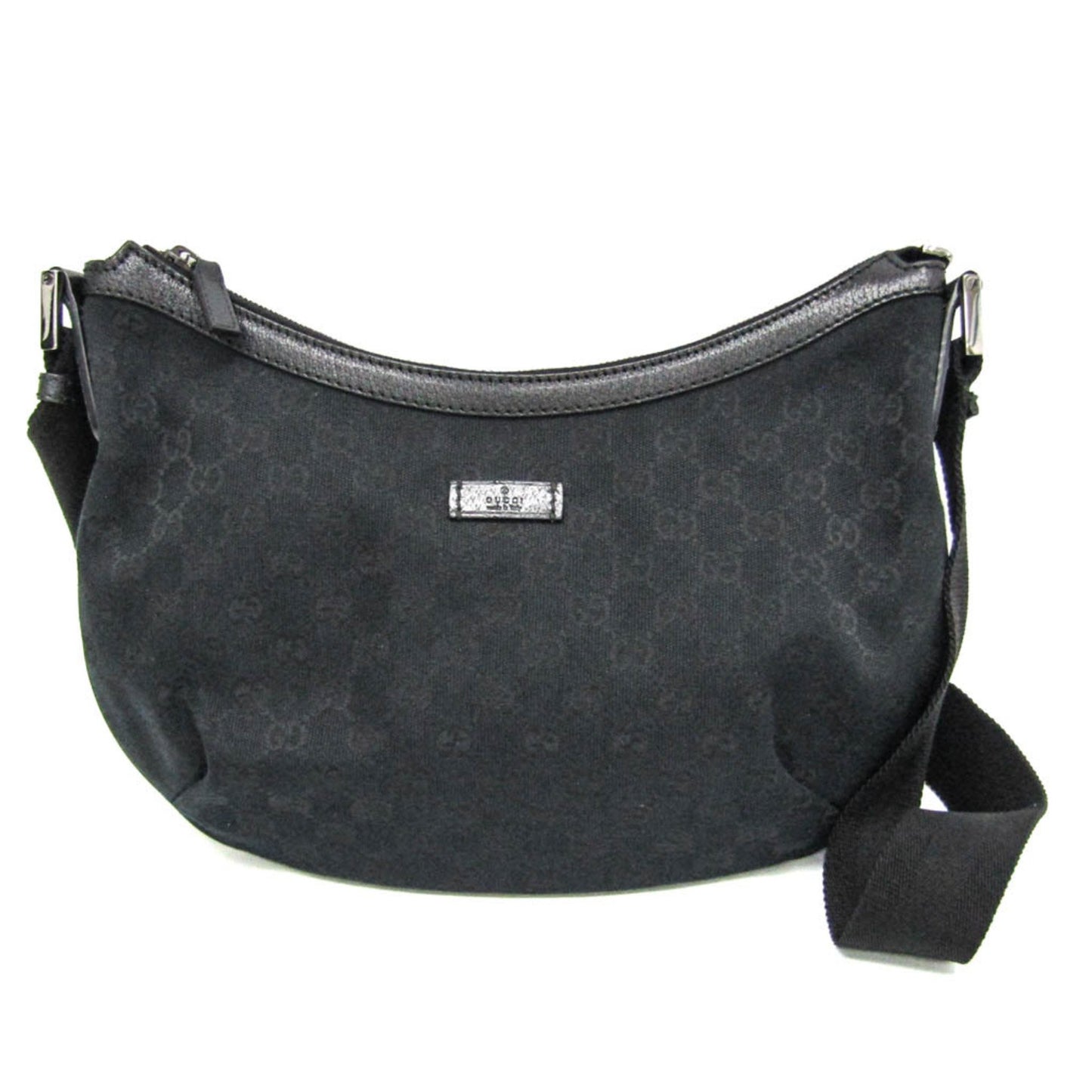 Gucci Black Canvas Shoulder