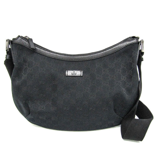 Gucci Black Canvas Shoulder