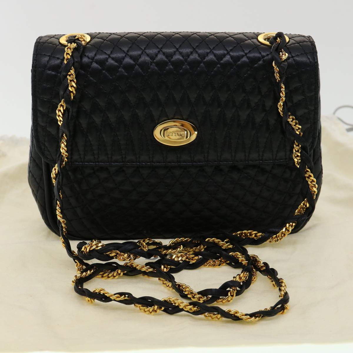 Bally Black Leather Shoulder