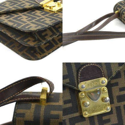 Fendi Brown Canvas Zucca