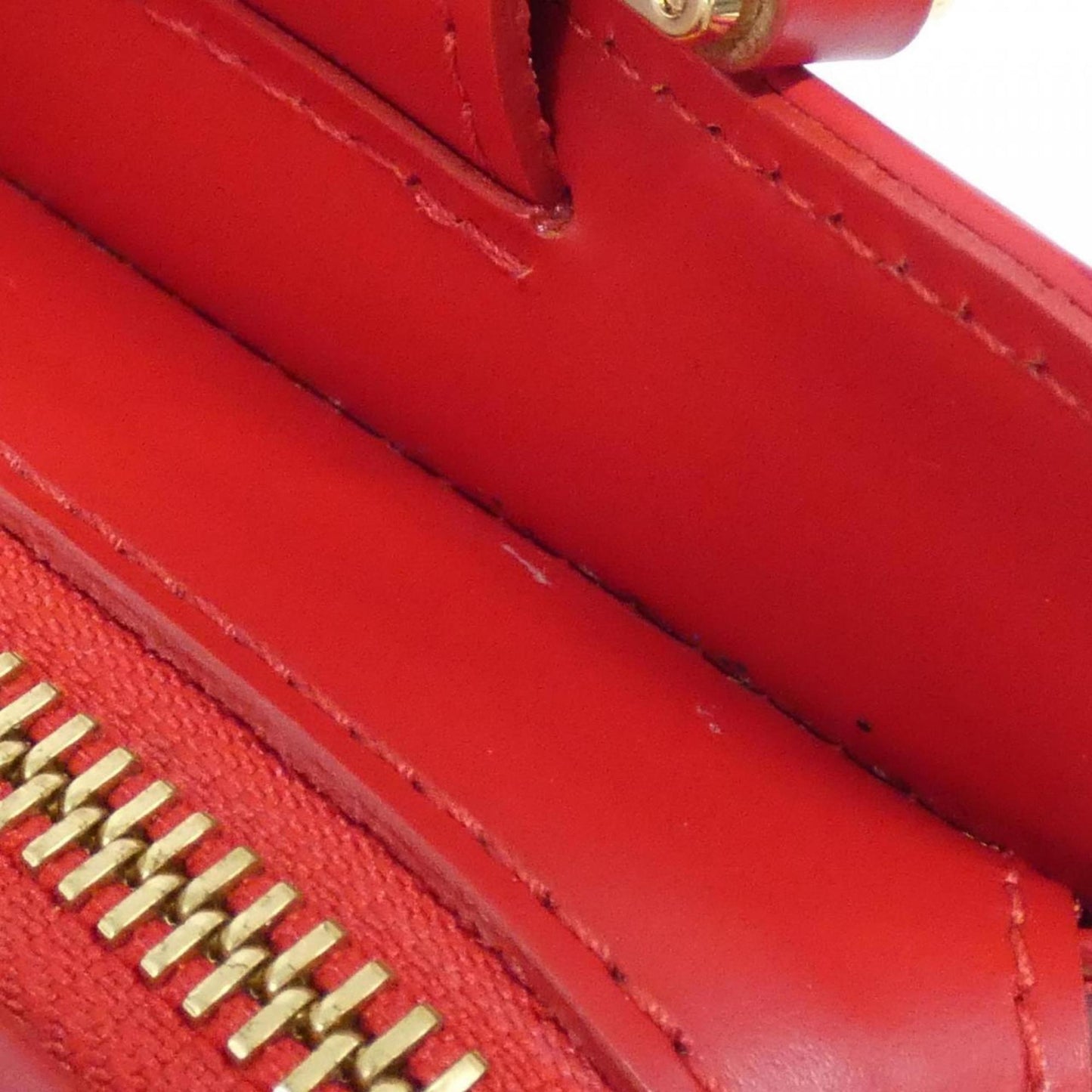 Louis Vuitton Red Leather Figari