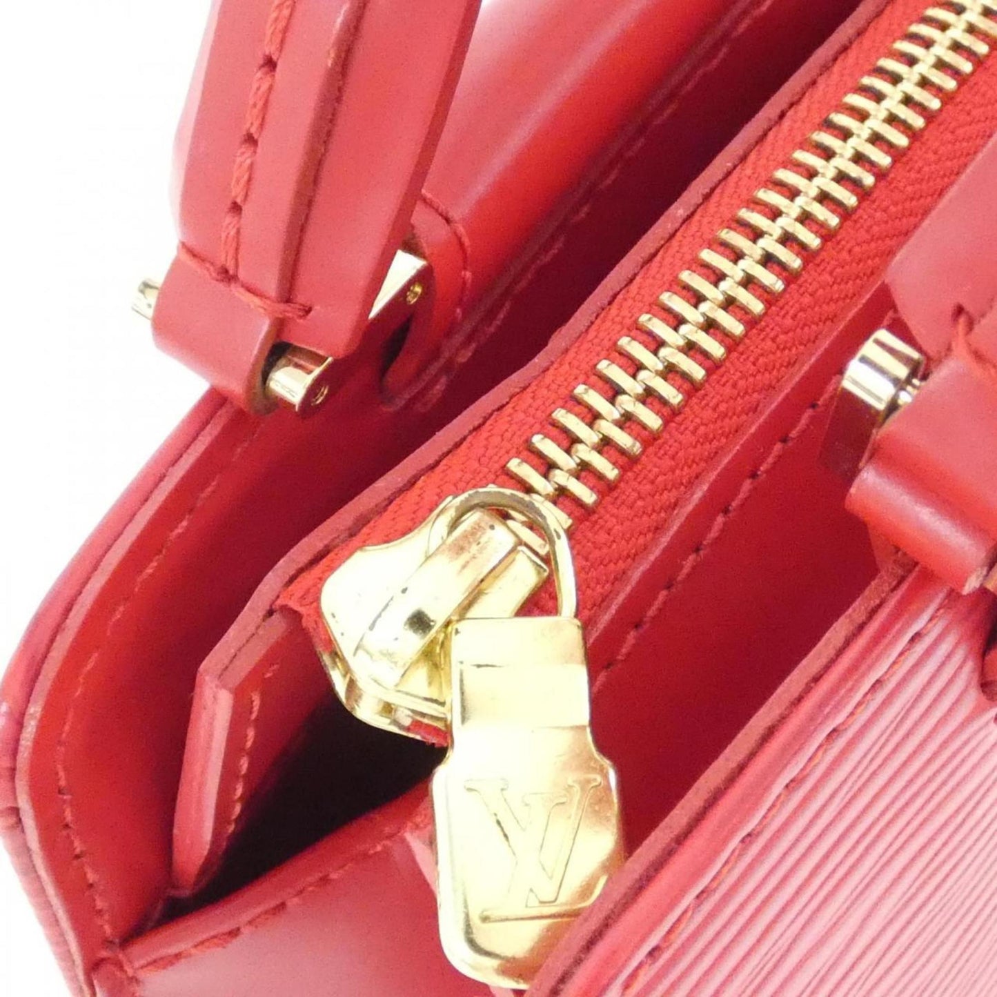 Louis Vuitton Red Leather Figari
