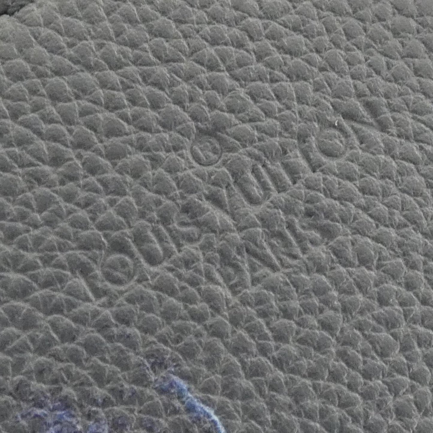 Louis Vuitton Blue Canvas Sac Plat