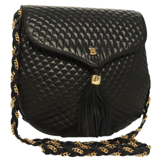 Bally Black Leather Shoulder
